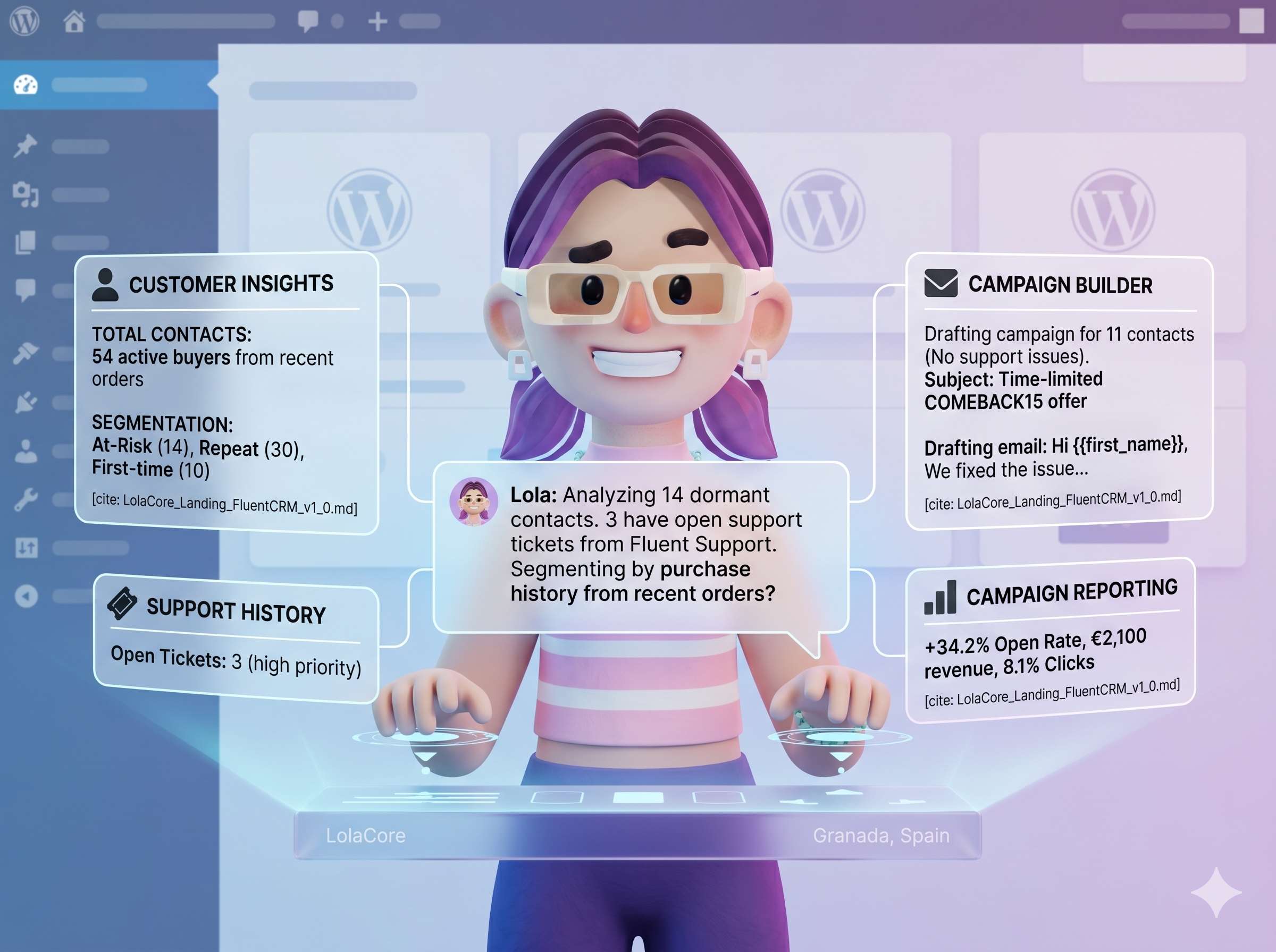 LolaCore for Fluent CRM