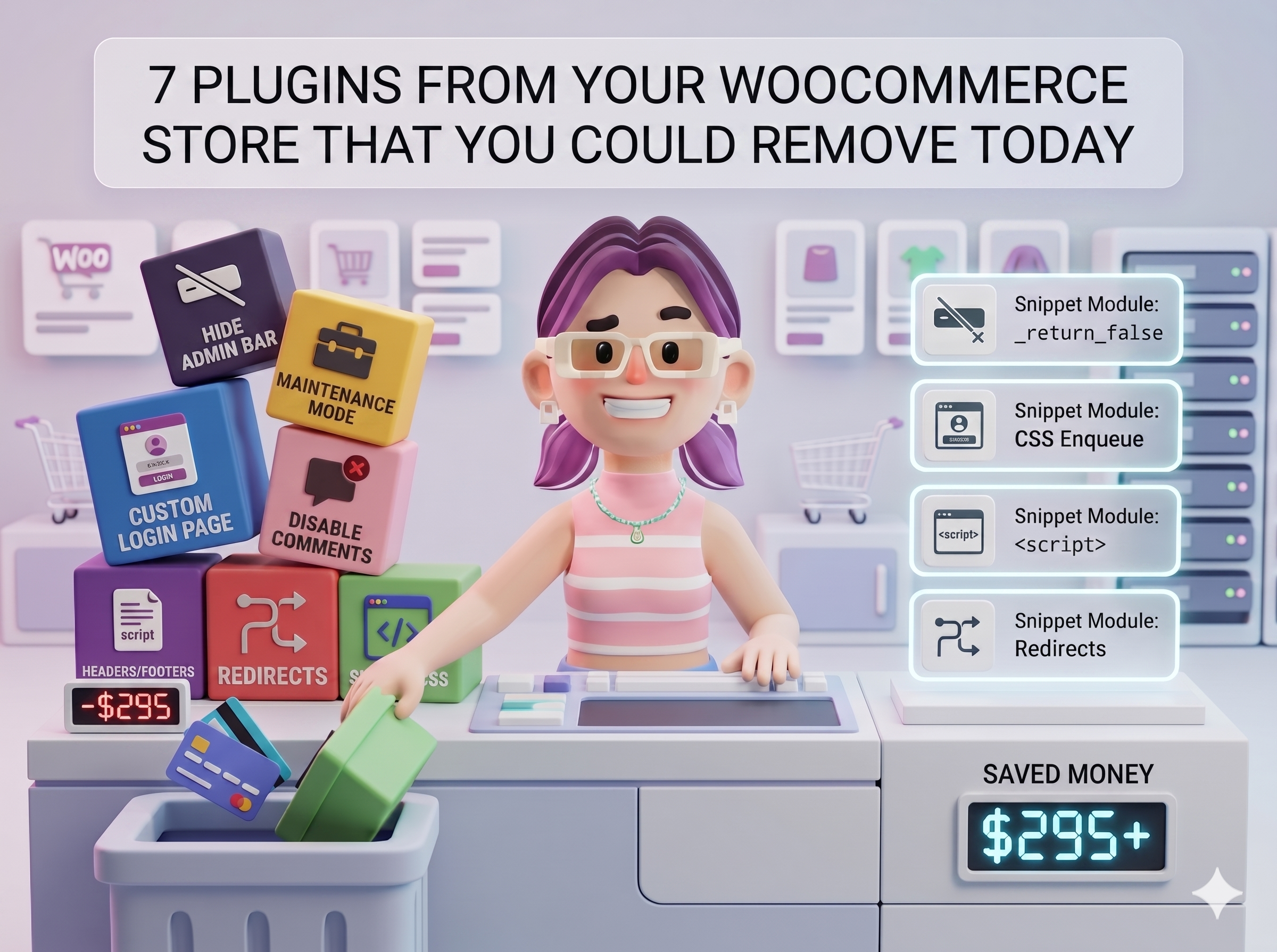 7 plugin del tuo negozio WooCommerce che potresti eliminare oggi