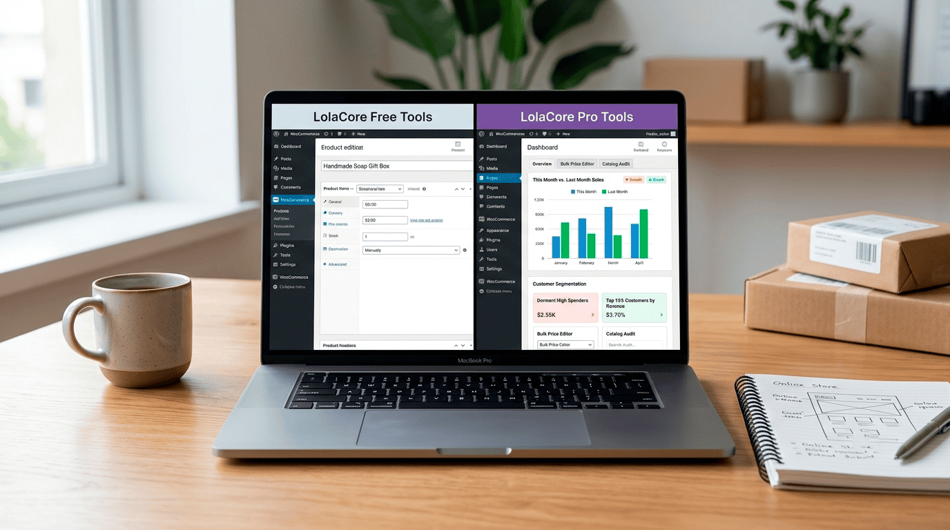 13 strumenti WooCommerce gratuiti vs 29 Pro: cosa puoi fare davvero con ciascuno